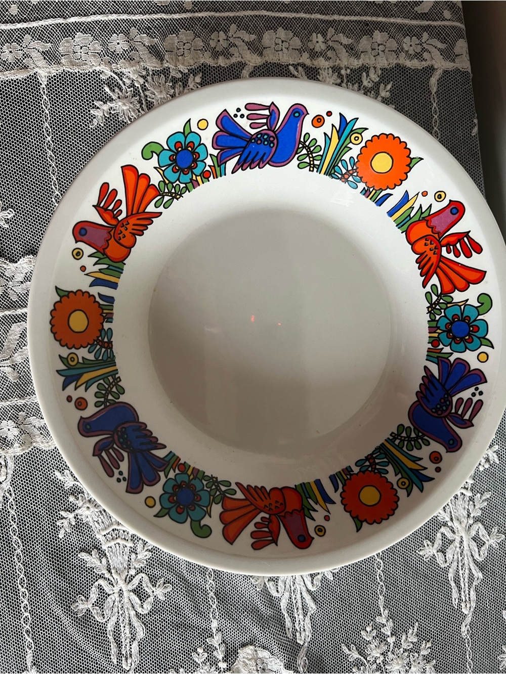 Set of 6 Mid-Century Modern Vintage Villeroy & Boch  “Acapulco” Soup/Pasta Bowl - Picture 3 of 6